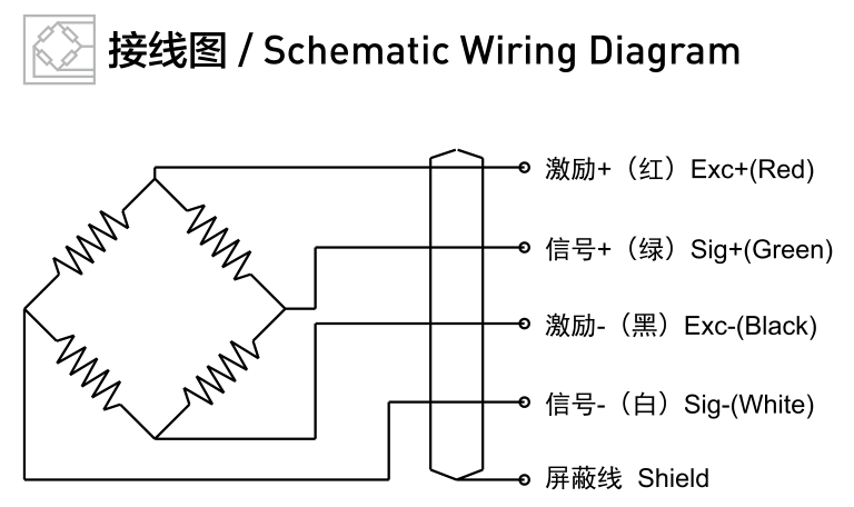 稱(chēng)重傳感器接線(xiàn)圖F3833系列